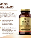 Solgar Niacin 500 Mg 100 Ct