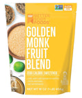 BetterBody Foods Golden Monk Fruit Sweetener Blend - Sugar Substitute, Zero Calorie, Keto Diet Friendly, Zero Net Carbs, Zero Glycemic, Baking, Extract, Sugar Replacement 1 lb, 16 Oz