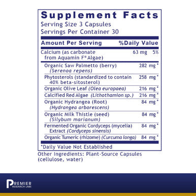 Premier Research Labs Prostaven - For Prostate Gland & Urinary Tract Support - Supplements For Men - With Tumeric, Hydrangea Root