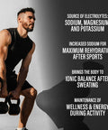 Organika Electrolytes Extra-Strength Powder- Lemon Lime- High In Sodium For Sport Recovery & Electrolyte Drink Mix - Raspberry Flavour- Zero Sugar, Hydration- 350 Gram - 100 Servings