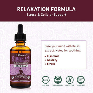 Life Cykel Reishi Mushroom Extract with Australian Kakadu Plum, 2 oz