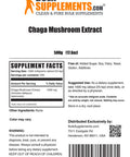 BulkSupplements Chaga Mushroom Extract Powder - Mushroom Supplement, from Chaga Mushrooms - 1000mg of Chaga Powder Extract , (500 Grams - 1.1 lbs)