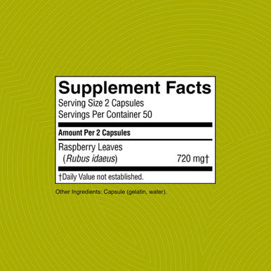 Nature'S Sunshine Red Raspberry 100 Capsules