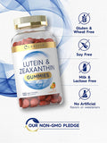 Carlyle Lutein And Zeaxanthin Gummies | 20Mg Of Lutein Supplement | 100 Orange Flavor Vegan Gummies | Non-Gmo, Gluten Free
