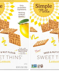 Simple Mills Honey Cinnamon Seed & Nut Flour Sweet Thins, Paleo Friendly & Delicious Sweet Thin Cookies, Good for Snacks, Nutrient Dense, 4.25 oz, 3 Count