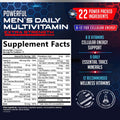 Multivitamin for Men Vitamin A C D E Zinc Calcium Multivitamins for Immune Health Support Vitamin B12 Men's Daily Multivitamin Supplement Capsules NonGMO Mens Multi Vitamins 60 Capsules