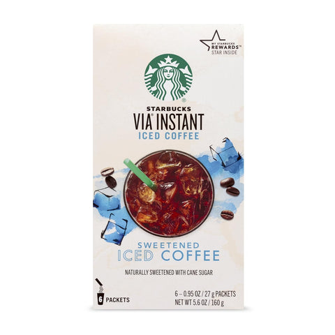 Starbucks VIA Instant Coffee, Medium Roast Coffee, Pike Place Roast, 100% Arabica, Single-Serve, 1 Box (50 Packets) | 100% Arabica instant coffee packets; Pike Place Roast medium roast; 1 box, 50 packets
