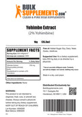 BulkSupplements Yohimbe Extract Powder - Herbal Supplement for Energy Support - Sourced from Yohimbe Bark - - 250mg , 4000 Servings (1 Kilogram - 2.2 lbs)