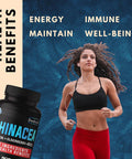 Dedicad Immune Defense Support Suppement 9050Mg - All-In-1 11 Herbs Blend Of Echinacea, Goldenseal, Elderberry, Camu, Ginger
