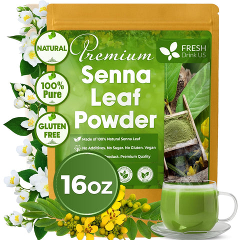 FreshDrinkUS, Premium 8oz Mulberry Leaf Powder, 100% Natural and Pure from Mulberry Leaves, Perfect for Tea, Smoothies, Baked Goods, Natural Food Coloring, No Additives, No Gluten, No Sugar, Vegan