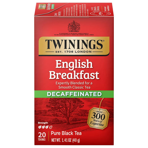 Twinings Lemon & Ginger, Caffeine-Free Herbal Tea Bags, 100 CT Box (1 Pack) | Spicy & Tangy, Ginger, Lemon Peel, Lemongrass, Blackberry Leaves, Soothe Digestion, 100 Foil Lined Individually Wrapped Bags