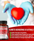 Aumeto Berberine Supplement - Enhanced with Ceylon Cinnamon Turmeric Milk Thistle Bitter Melon for Digestion Immunity & Weight Managament (150 Count (Pack of 1))