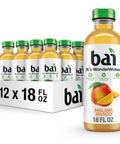 Bai Antioxidant Infused Water Beverage, Molokai Coconut, with Vitamin C and No Artificial Sweeteners, 18 Fluid Ounce Bottle, 12 Pack