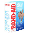 Band-Aid Brand Water Block Waterproof Adhesive Bandages For Minor Cuts And Scrapes, Fingertip And Knuckle, 20 Ct (Pack Of 6)