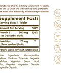 Solgar Vitamin C 500 Mg With Rose Hips 250 Tablets - Antioxidant & Immune Support - Overall Health - Supports Healthy Skin & Joints - Non Gmo Vegan Gluten Free Dairy Free Kosher 250 Servings