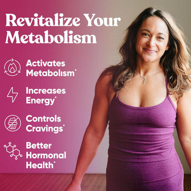 Eu Natural Metabolism For Her - Appetite & Metabolism Support For Women - Curb Cravings, Reduce Caloric Intake & Promote Feelings Of Fullness - Berberine, Chromium Picolinate & Guarana - 60 Veg Capsules