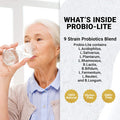 Golden After 50 ProbioLite Acid Reflux Relief and Probiotics for Men and Women 30 Gelatin Capsules 6 Billion CFU of Probiotics for Gut Health Support for Heartburn Gas Relief Indigestion