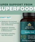 Gut Health Supplement By Ancient Nutrition Leaky Gut Capsules, 60Ctformulated With Licorice Root, Astragalus, Marshmallow, And L-Glutamine, Gluten , Paleo And Keto Friendly, 60 Ct