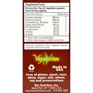 Bio Nutrition Kidney Bladder Wellness - 60 Vegetarian Capsules