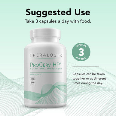Theralogix Procerv Hp High-Potency Multivitamin - 90-Day Supply - Support For Women & Men - Immune Support Supplement - Includes Vitamin B, Vitamin C, Vitamin D & Zinc - Nsf Certified - 270 Capsules