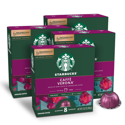 Starbucks by Nespresso Vertuo, Sunsera Blend, 32-count Coffee Pods, Brews 7.8 oz.