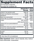 Twinlab Stress B-Complex Caps - Complete B-Complex & 1000 Mg Vitamin C - Energy Support Supplement With Vitamin B12 And B6-100 Capsules (Pack Of 2)