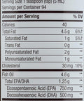 Natures Way Ultra Pure Omega3 Liquid Fish Oil Supplement, Grapefruit Tangerine Flavor, 16 Fl Oz