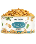 Belmont Peanuts Gourmet Sea-Salted Virginia Peanuts, 20 oz (1 Pack) ÃƒÂ¢Ã¢â€šÂ¬Ã¢â‚¬Å“ Only 3 Simple Ingredients, No Preservatives, 7g Protein ÃƒÂ¢Ã¢â€šÂ¬Ã¢â‚¬Å“ A Premium, Salty, Crunchy, Hand Seasoned Snack