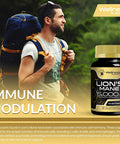 Lions Mane Supplement Capsules - 120 Count - Mushroom Supplement, Brain Supplements For Memory And Focus, Lion'S Mane Mushroom Capsules - Cognitive And Immune Support, Focus Supplement - Pack Of 2