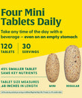 MegaFood Baby & Me 2 Prenatal Vitamin & Minerals - Vitamins For Women - With Folate (Folic Acid Natural Form) Choline Iron Iodine Vitamin C Vitamin D And More - 120 Mini Tabs (30 Servings)