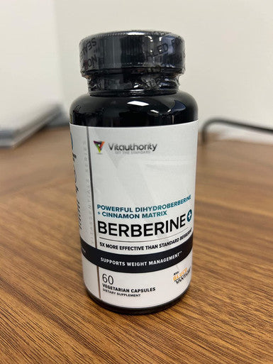 Extra Strength Berberine with Ceylon Cinnamon Vitauthority High Absorption Dihydroberberine Berberine Supplement for Balance and Support Vegan Powerful AMPk Metabolic Activator 30 Servings