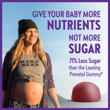 New Chapter Prenatal Multivitamin Gummies 71% Less Sugar, Prenatal Gummies for Mom & Healthy Baby with Prenatal Vitamins Methylfolate, D3, Choline & Ginger, Non-GMO, Gluten Free, Berry Citrus, 90ct