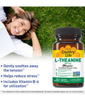 Country Life L-Theanine 200 Mg 30 Vcaps