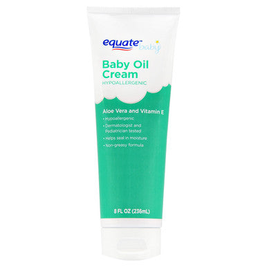 Equate Aloe Vera & Vitamin E Baby Oil Cream 8 oz