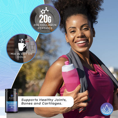 Dr Emil Nutrition Multi Collagen Peptides Powder 20g of Unflavored Hydrolyzed Collagen Protein Powder with Hyaluronic Acid for Hair Skin Nails and Joints 30 Servings