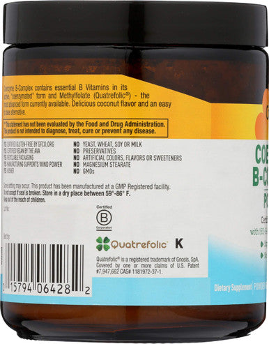Country Life - Coenzyme B-Complex Powder Coconut 1.95 Oz. 177076