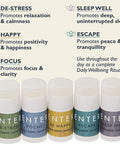 Scentered Aromatherapy Balm Mindful Minis Gift Set - Sleep Well, De Stress, Escape, Be Happy and Focus