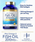 Carlyle Mini Fish Oil Softgels | 2010mg | 200 Omega-3 Pearls | Non-GMO & Gluten Free Supplement