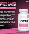 Pescience Trumulti Multivitamin For Men Daily Formula With Premium Vitamin C D Zinc Chromium Picolinate Supplement For Immune Support Chelated Minerals 90 Easy To Swallow Capsules