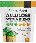 So Nourished Stevia with Allulose Sweetener Powdered 1: 1 Sugar Substitute Keto 0 Calorie 0 Net Carb NonGMO (1 lb / 16 oz)