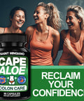 Saint Mingiano Cape Aloe Colon Cleanse, Detox & Flush - 90 Capsules. Gentle Constipation Relief And Bowel Movement Acting As Natural Herbal Laxative - Supports Bowel Movements For Digestive Health