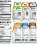 Sweetleaf Stevia Liquid Variety 6-Pack Caramel Chocolate Vanilla Sweet Drops 1.7 Oz Ea + Peach Mango Lemon Lime & Mixed Berry Water Drops 1.62 Oz Ea