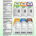 Sweetleaf Stevia Liquid Variety 6-Pack Caramel Chocolate Vanilla Sweet Drops 1.7 Oz Ea + Peach Mango Lemon Lime & Mixed Berry Water Drops 1.62 Oz Ea