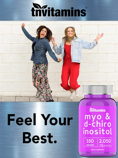 Myo Inositol & D-Chiro Inositol (2,050mg - 180 Capsules) | Hormone Balance for Women* | 40:1 Ratio | Ovulation, Ovarian, Menstruation & Fertility Support Supplement*
