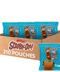 Kellogg's Scooby-Doo! Graham Cracker Snacks, Cinnamon, Made with Whole Grain, (1 Oz Bag), 40 Bags