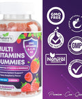 Multivitamin Gummies - Nature'S Daily Gummy Multivitamins For Adults, Women & Men With Vitamins A, C, E, B6, B12, And Minerals - Natural Multi Vitamin Supplement, Non-Gmo, Berry Flavor - 120 Gummies