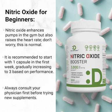 Deal Supplement Nitric Oxide Booster 3000mg Per Serving 300 Capsules 12 in 1 Nitric Oxide Supplement Arginine & Citrulline Complex with Energy Blend Marshmallow Root Promotes Nutrient Flow to Muscles &Heart
