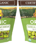 Organic Pistachios Shelled Roasted Salted, 5 Oz. Bag, Kosher