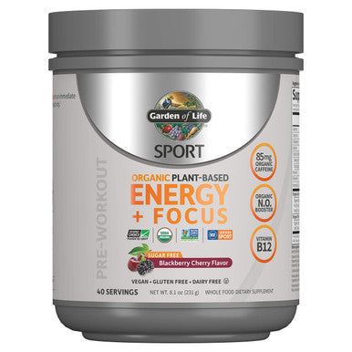 Garden of Life Post Workout Powder 15.7 Oz & Energy Powder 8.14 Oz