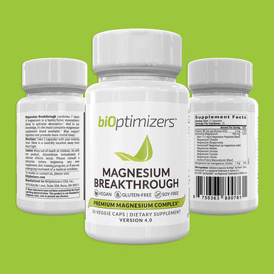 BiOptimizers - Magnesium Breakthrough Supplement 4.0 - 30 Capsules